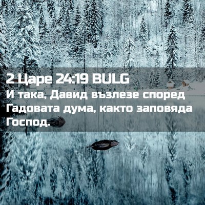 Picture 02 - 2 Царе 24:19 BULG - И така, Давид възлезе - Bible Verse Picture