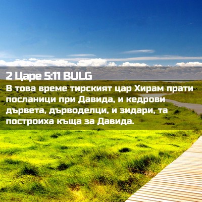 Picture 02 - 2 Царе 5:11 BULG - В това време тирският цар - Bible Verse Picture