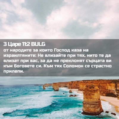 Picture 02 - 3 Царе 11:2 BULG - от народите за които - Bible Verse Picture