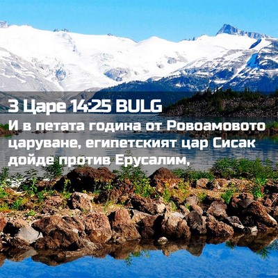Picture 02 - 3 Царе 14:25 BULG - И в петата година от - Bible Verse Picture