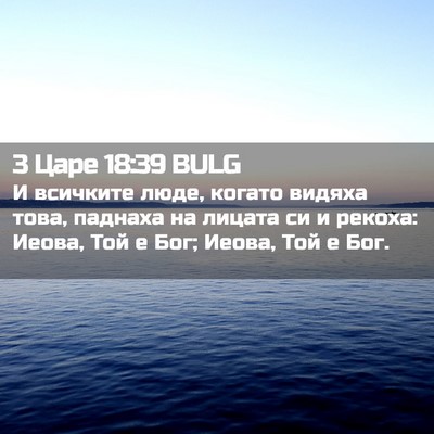 Picture 02 - 3 Царе 18:39 BULG - И всичките люде, когато - Bible Verse Picture
