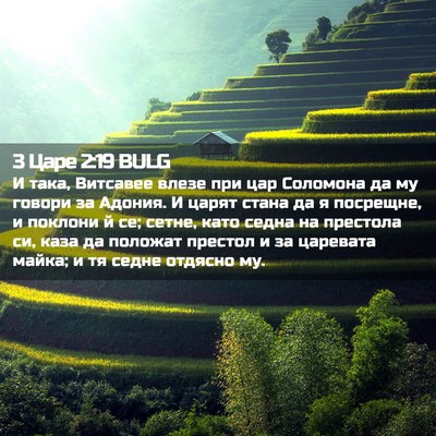 Picture 02 - 3 Царе 2:19 BULG - И така, Витсавее влезе при - Bible Verse Picture