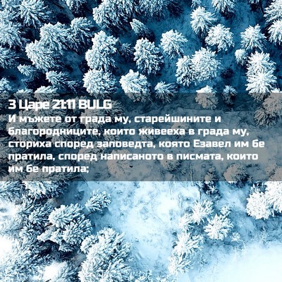 Picture 02 - 3 Царе 21:11 BULG - И мъжете от града му, - Bible Verse Picture