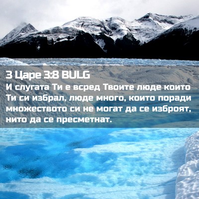 Picture 02 - 3 Царе 3:8 BULG - И слугата Ти е всред Твоите - Bible Verse Picture
