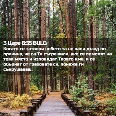 Picture 02 - 3 Царе 8:35 BULG - Когато се затвори небето - Bible Verse Picture