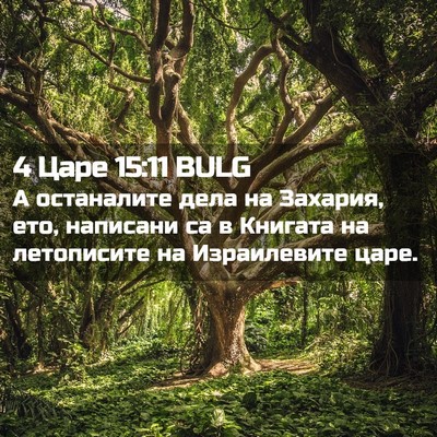 Picture 02 - 4 Царе 15:11 BULG - А останалите дела на - Bible Verse Picture