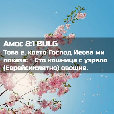 Picture 02 - Амос 8:1 BULG - Това е, което Господ Иеова - Bible Verse Picture