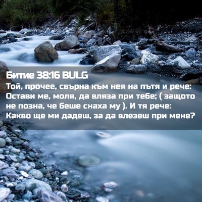 Picture 02 - Битие 38:16 BULG - Той, прочее, свърна към нея - Bible Verse Picture