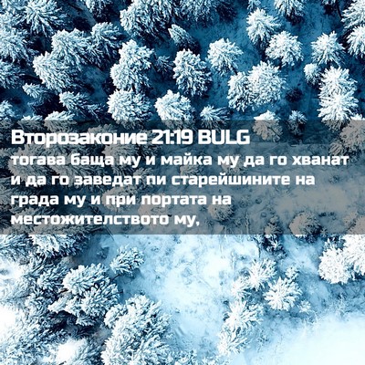 Picture 02 - Второзаконие 21:19 BULG - тогава баща му и майка му - Bible Verse Picture