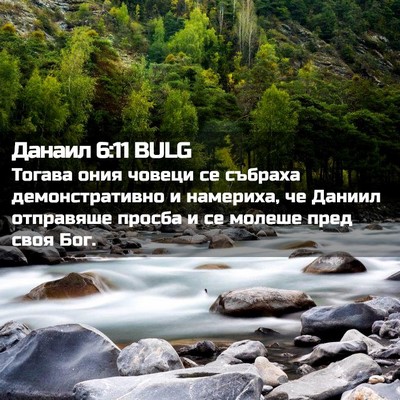 Picture 02 - Данаил 6:11 BULG - Тогава ония човеци се - Bible Verse Picture
