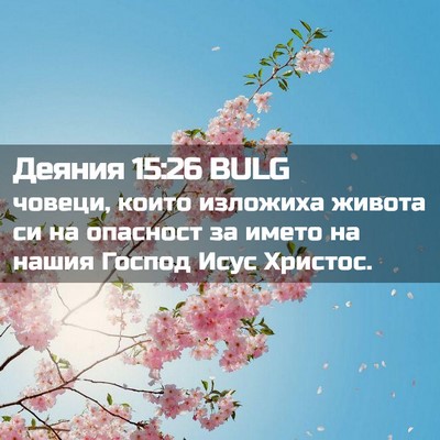 Picture 02 - Деяния 15:26 BULG - човеци, които изложиха - Bible Verse Picture