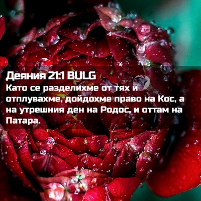 Picture 02 - Деяния 21:1 BULG - Като се разделихме от тях и - Bible Verse Picture