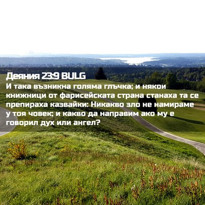 Picture 02 - Деяния 23:9 BULG - И така възникна голяма - Bible Verse Picture