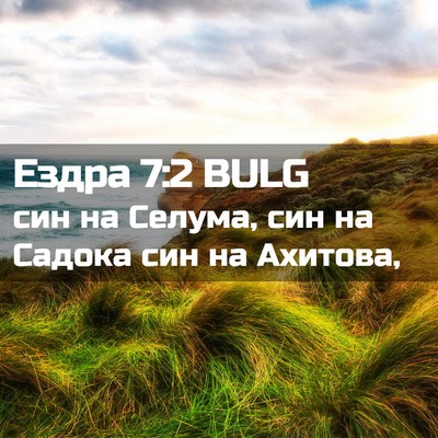 Picture 02 - Ездра 7:2 BULG - син на Селума, син на - Bible Verse Picture