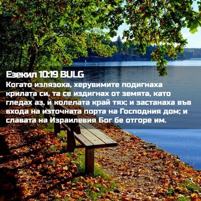 Picture 02 - Езекил 10:19 BULG - Когато излязоха, - Bible Verse Picture