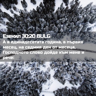 Picture 02 - Езекил 30:20 BULG - А в единадесетата година, в - Bible Verse Picture