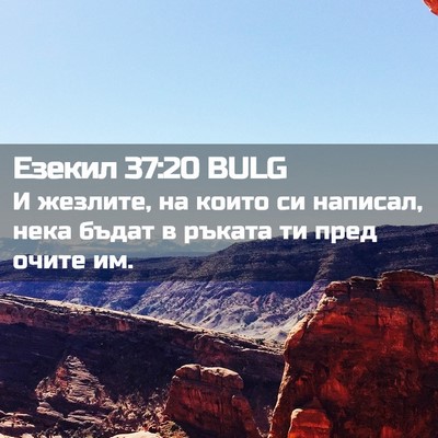 Picture 02 - Езекил 37:20 BULG - И жезлите, на които си - Bible Verse Picture