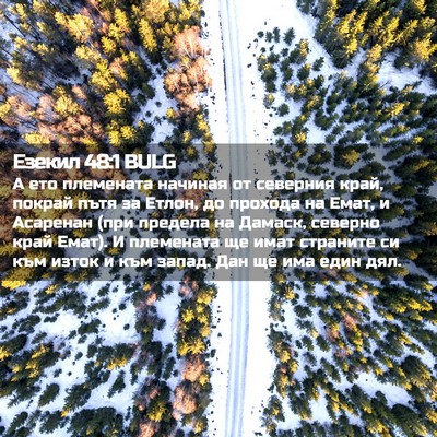 Picture 02 - Езекил 48:1 BULG - А ето племената начиная от - Bible Verse Picture