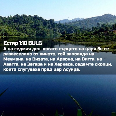 Picture 02 - Естир 1:10 BULG - А на седмия ден, когато - Bible Verse Picture