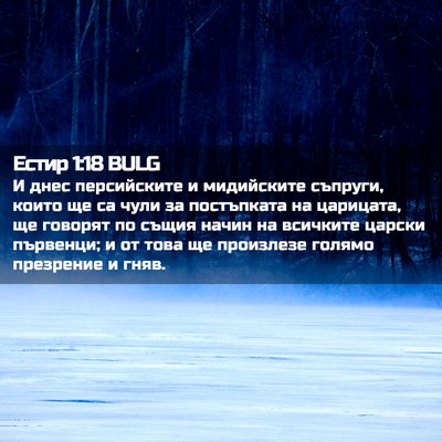 Picture 02 - Естир 1:18 BULG - И днес персийските и - Bible Verse Picture