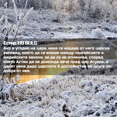 Picture 02 - Естир 1:19 BULG - Ако е угодно на царя, нека - Bible Verse Picture
