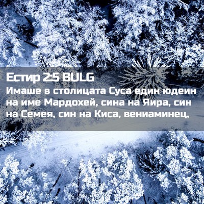 Picture 02 - Естир 2:5 BULG - Имаше в столицата Суса - Bible Verse Picture