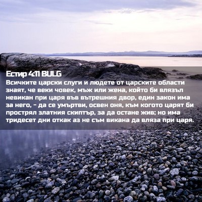 Picture 02 - Естир 4:11 BULG - Всичките царски слуги и - Bible Verse Picture