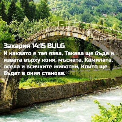 Picture 02 - Захария 14:15 BULG - И каквато е тая язва, - Bible Verse Picture