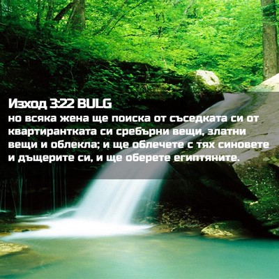 Picture 02 - Изход 3:22 BULG - но всяка жена ще поиска от - Bible Verse Picture