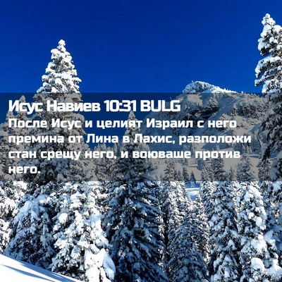 Picture 02 - Исус Навиев 10:31 BULG - После Исус и целият Израил - Bible Verse Picture