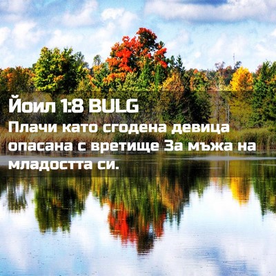 Picture 02 - Йоил 1:8 BULG - Плачи като сгодена девица - Bible Verse Picture
