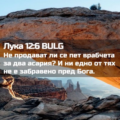 Picture 02 - Лука 12:6 BULG - Не продават ли се пет - Bible Verse Picture