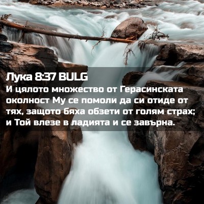 Picture 02 - Лука 8:37 BULG - И цялото множество от - Bible Verse Picture