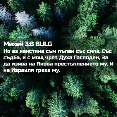 Picture 02 - Михей 3:8 BULG - Но аз наистина съм пълен - Bible Verse Picture
