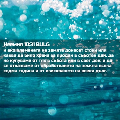 Picture 02 - Неемия 10:31 BULG - и ако племената на земята - Bible Verse Picture