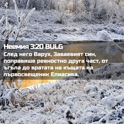 Picture 02 - Неемия 3:20 BULG - След него Варух, Заваевият - Bible Verse Picture