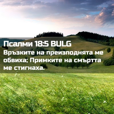 Picture 02 - Псалми 18:5 BULG - Връзките на преизподнята - Bible Verse Picture