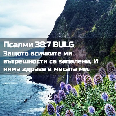 Picture 02 - Псалми 38:7 BULG - Защото всичките ми - Bible Verse Picture