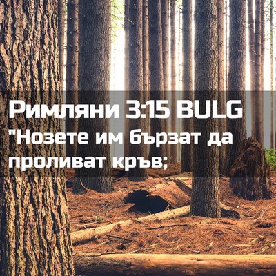 Picture 02 - Римляни 3:15 BULG - 