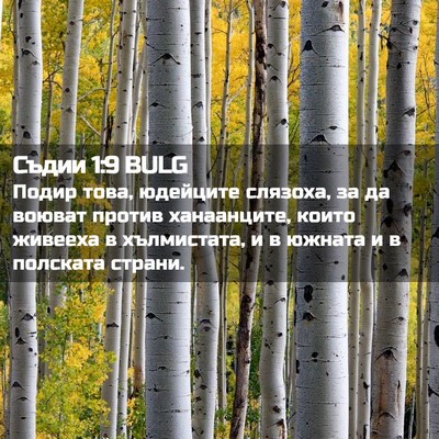 Picture 02 - Съдии 1:9 BULG - Подир това, юдейците - Bible Verse Picture