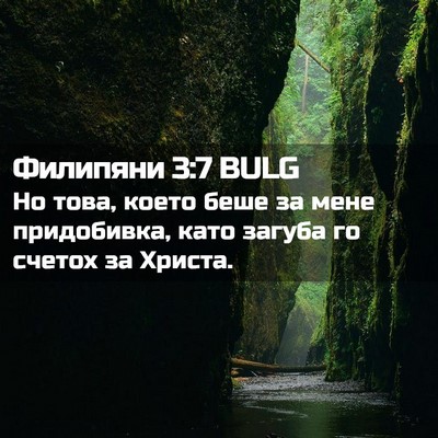 Picture 02 - Филипяни 3:7 BULG - Но това, което беше за мене - Bible Verse Picture