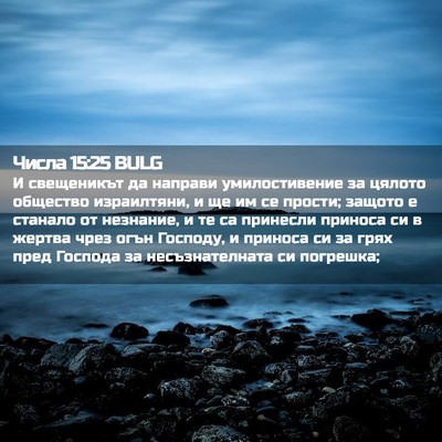 Picture 02 - Числа 15:25 BULG - И свещеникът да направи - Bible Verse Picture