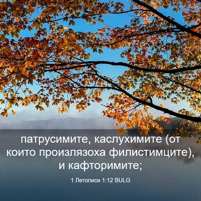 Picture 03 - 1 Летописи 1:12 BULG - патрусимите, каслухимите - Bible Verse Picture