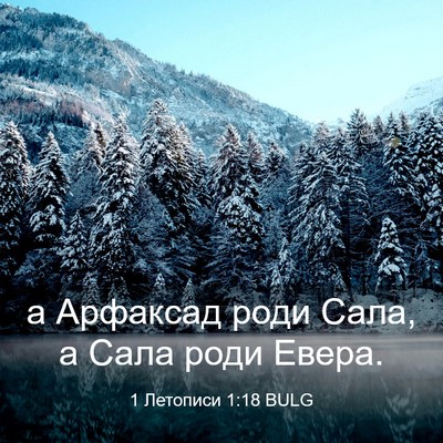 Picture 03 - 1 Летописи 1:18 BULG - а Арфаксад роди Сала, а - Bible Verse Picture