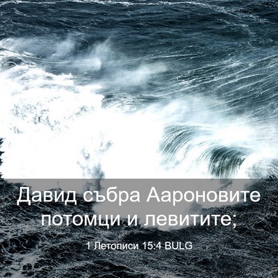 Picture 03 - 1 Летописи 15:4 BULG - Давид събра Аароновите - Bible Verse Picture