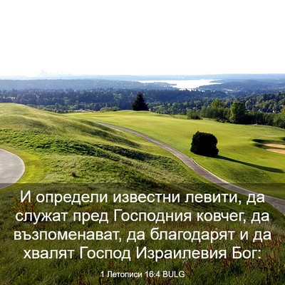 Picture 03 - 1 Летописи 16:4 BULG - И определи известни - Bible Verse Picture