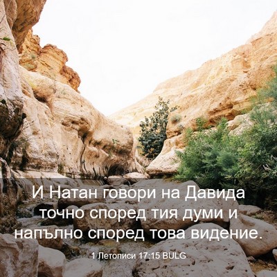 Picture 03 - 1 Летописи 17:15 BULG - И Натан говори на Давида - Bible Verse Picture