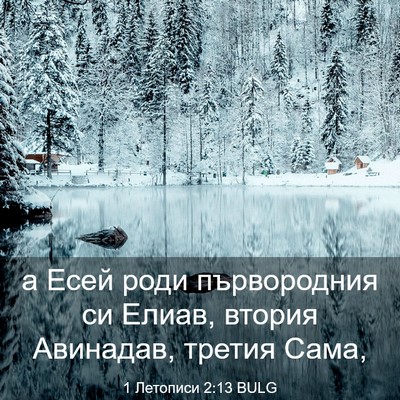 Picture 03 - 1 Летописи 2:13 BULG - а Есей роди първородния си - Bible Verse Picture