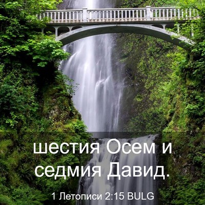 Picture 03 - 1 Летописи 2:15 BULG - шестия Осем и седмия - Bible Verse Picture