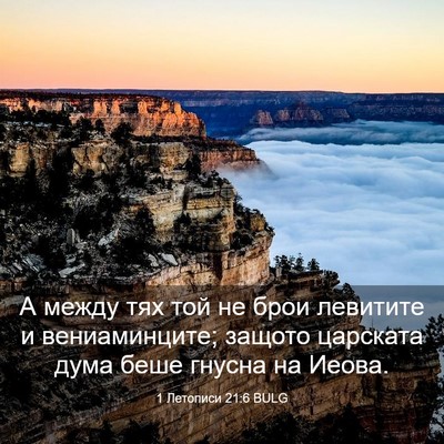Picture 03 - 1 Летописи 21:6 BULG - А между тях той не брои - Bible Verse Picture